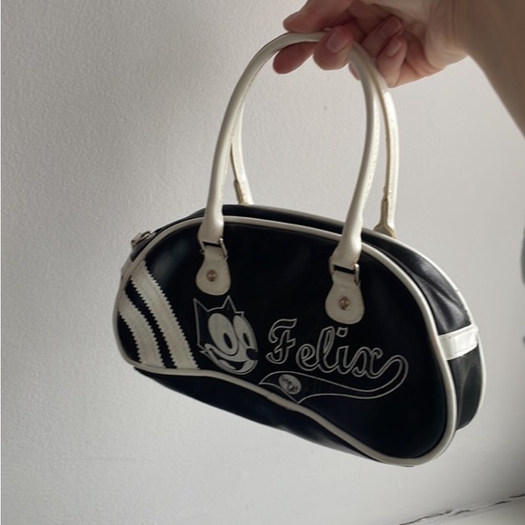 Black leather handbag - Picture 3 of 4